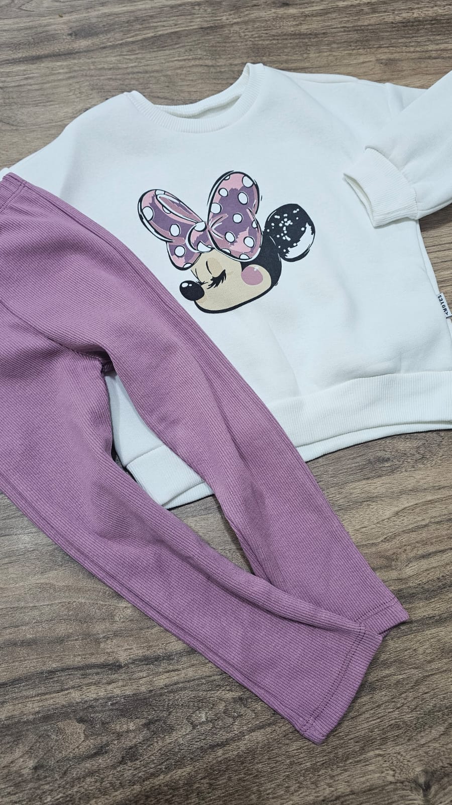 Miky purple fleece set