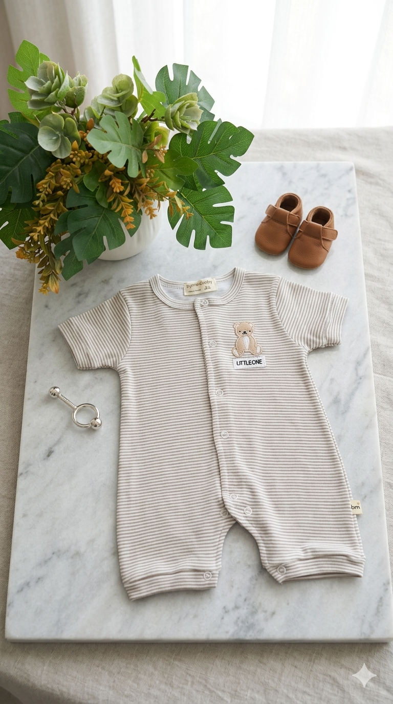 Summer boy overall short