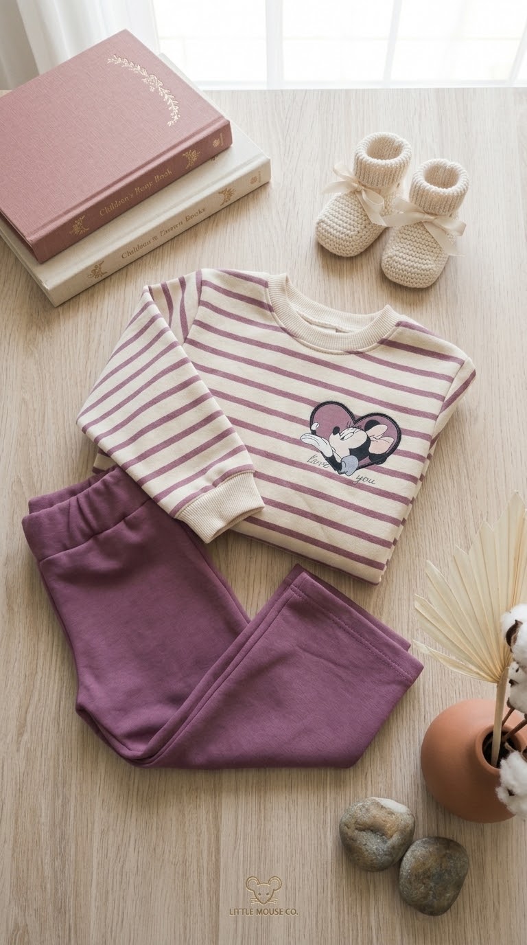 Minnie Purple- FLEECE SET