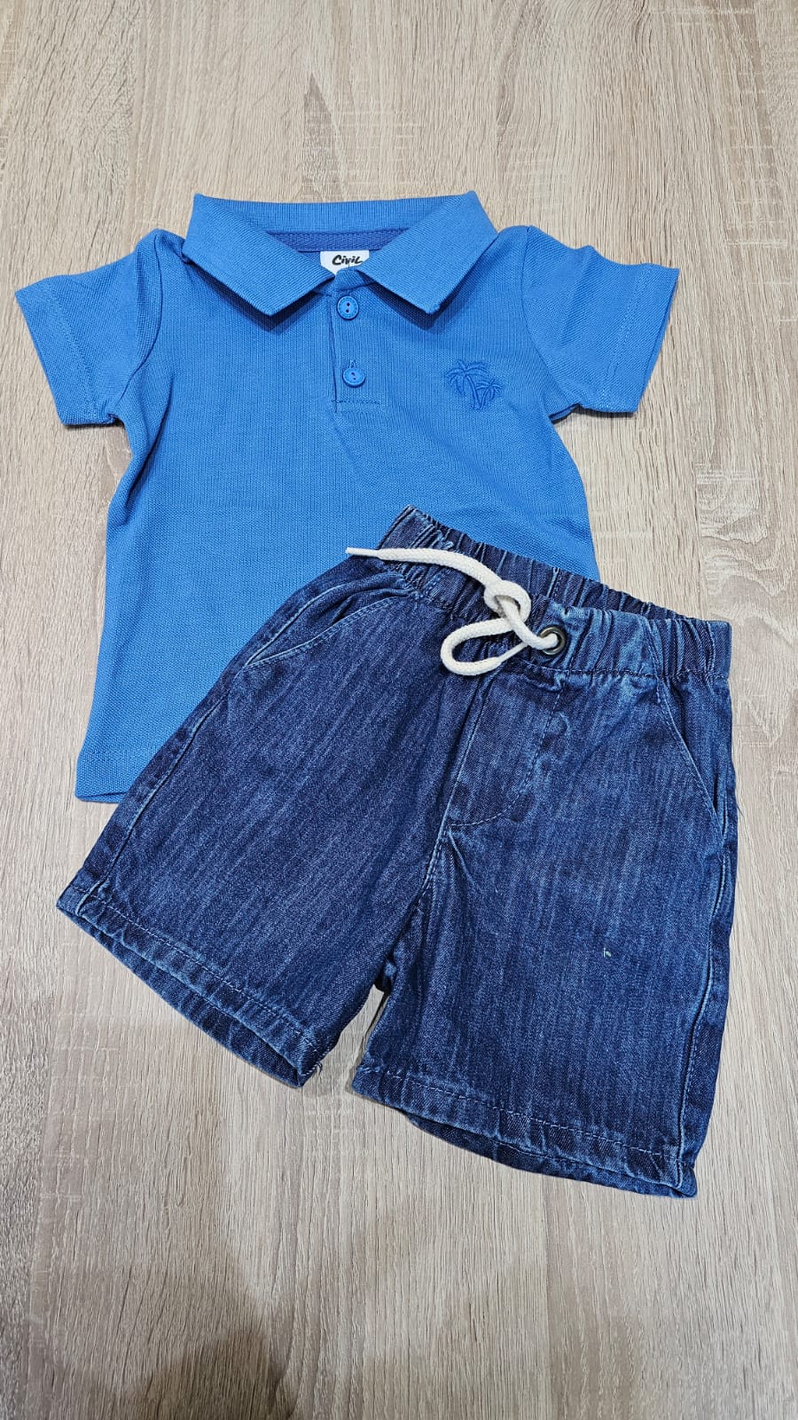 Denim shorts