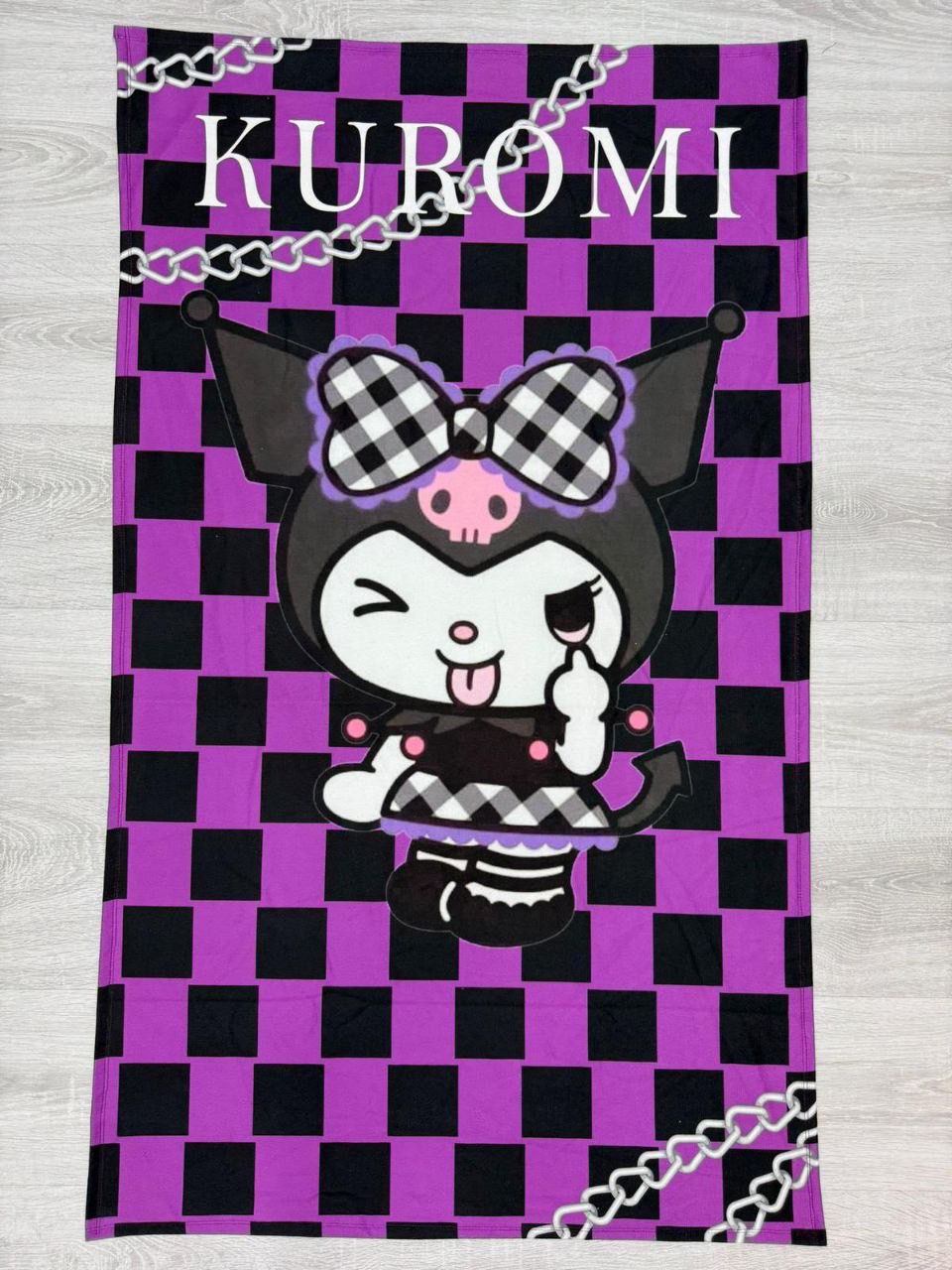 Kuromi purple - Towel for beach