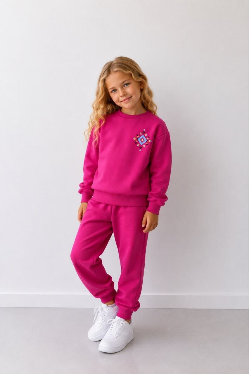 Desenli Fuschia - Cotton Wikiboom