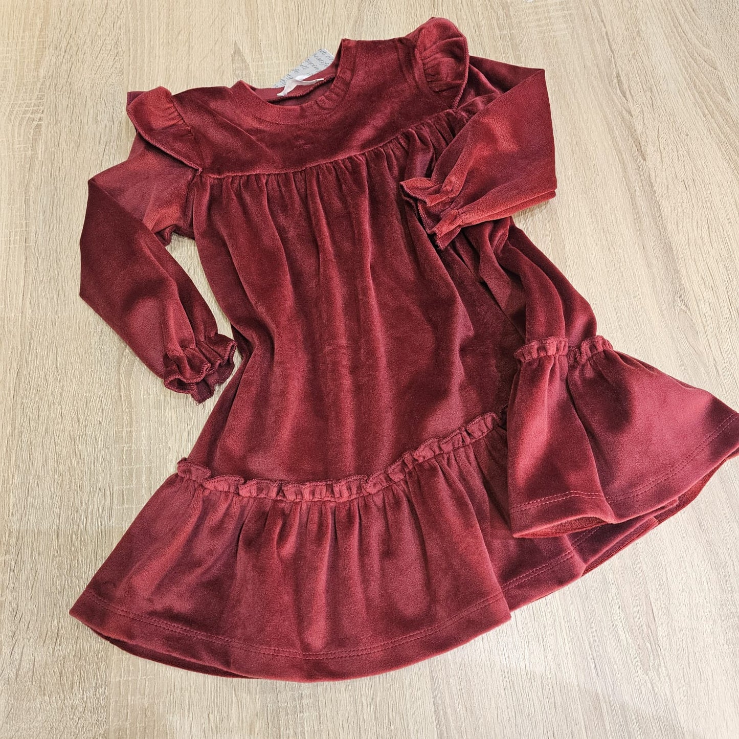 Dress Crimson velvet elegance