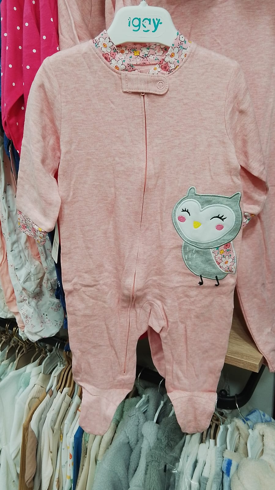 Owl cotton overall