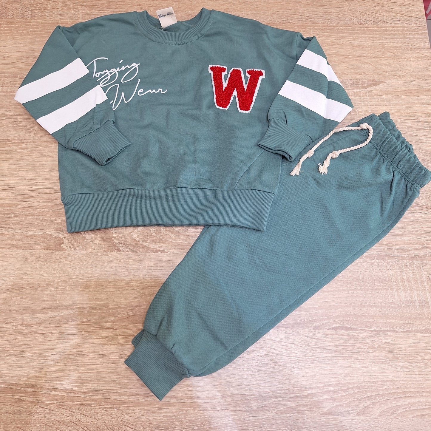 Set cotton green joyging weur