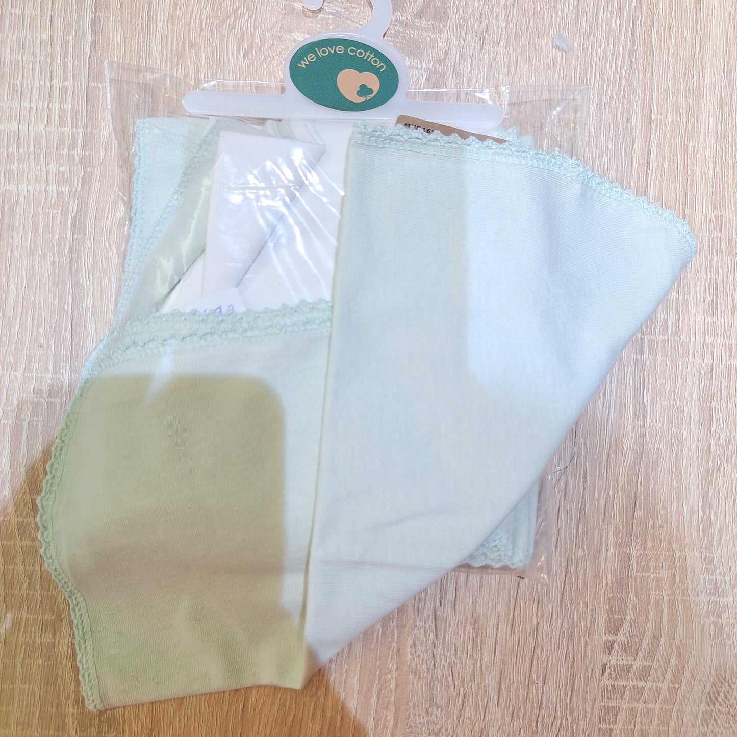 Caramell- pack of 10 Small cotton towels (green)