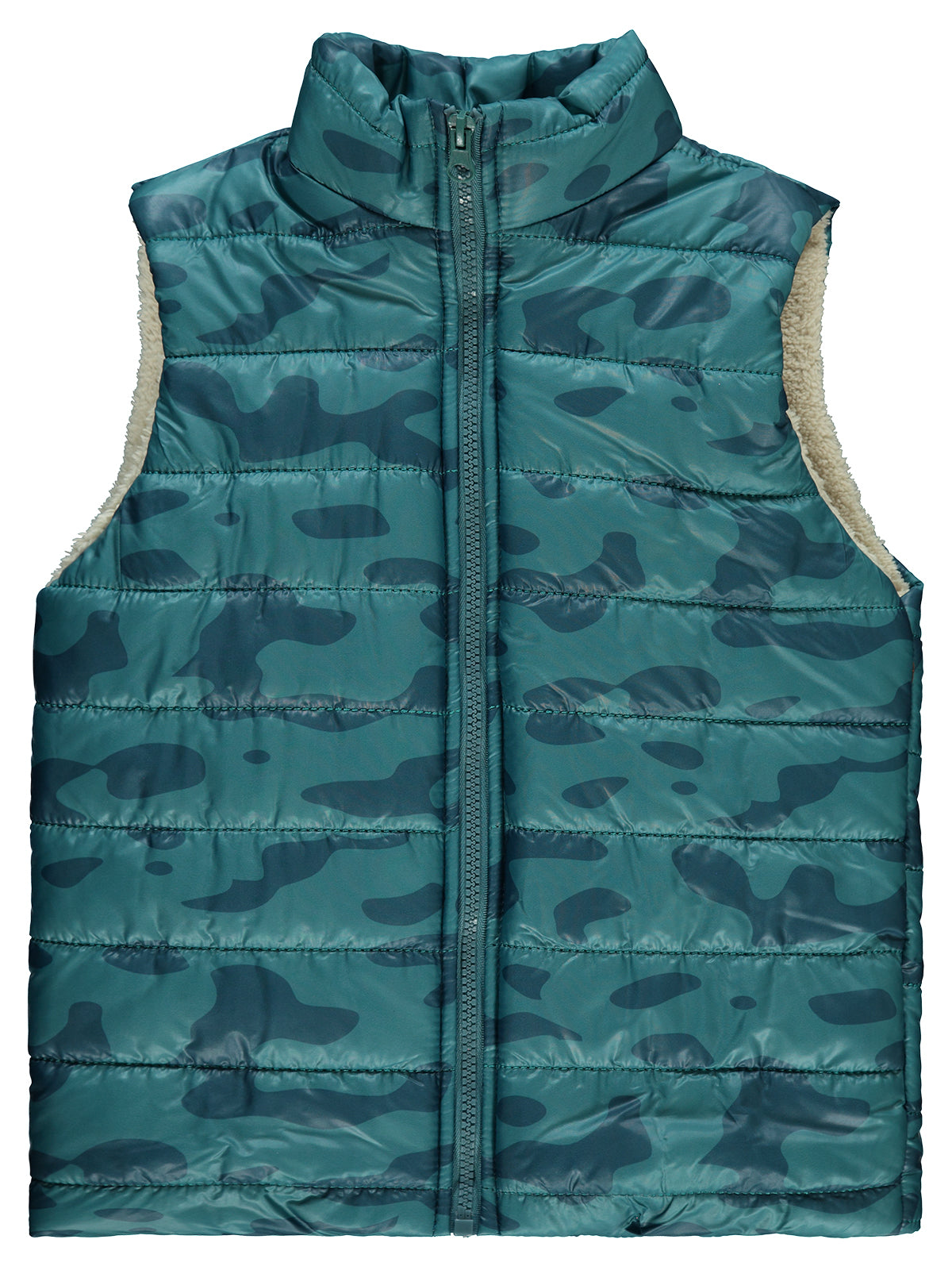 Vest green ( 8-9 years)- fleece inside