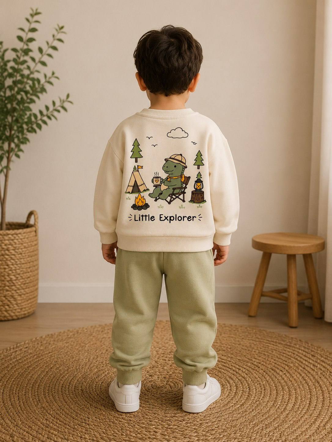 Dino light Green - Cotton Set