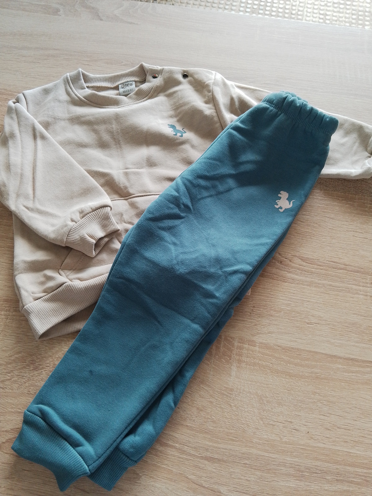 Little Dino Blue - FLEECE SET