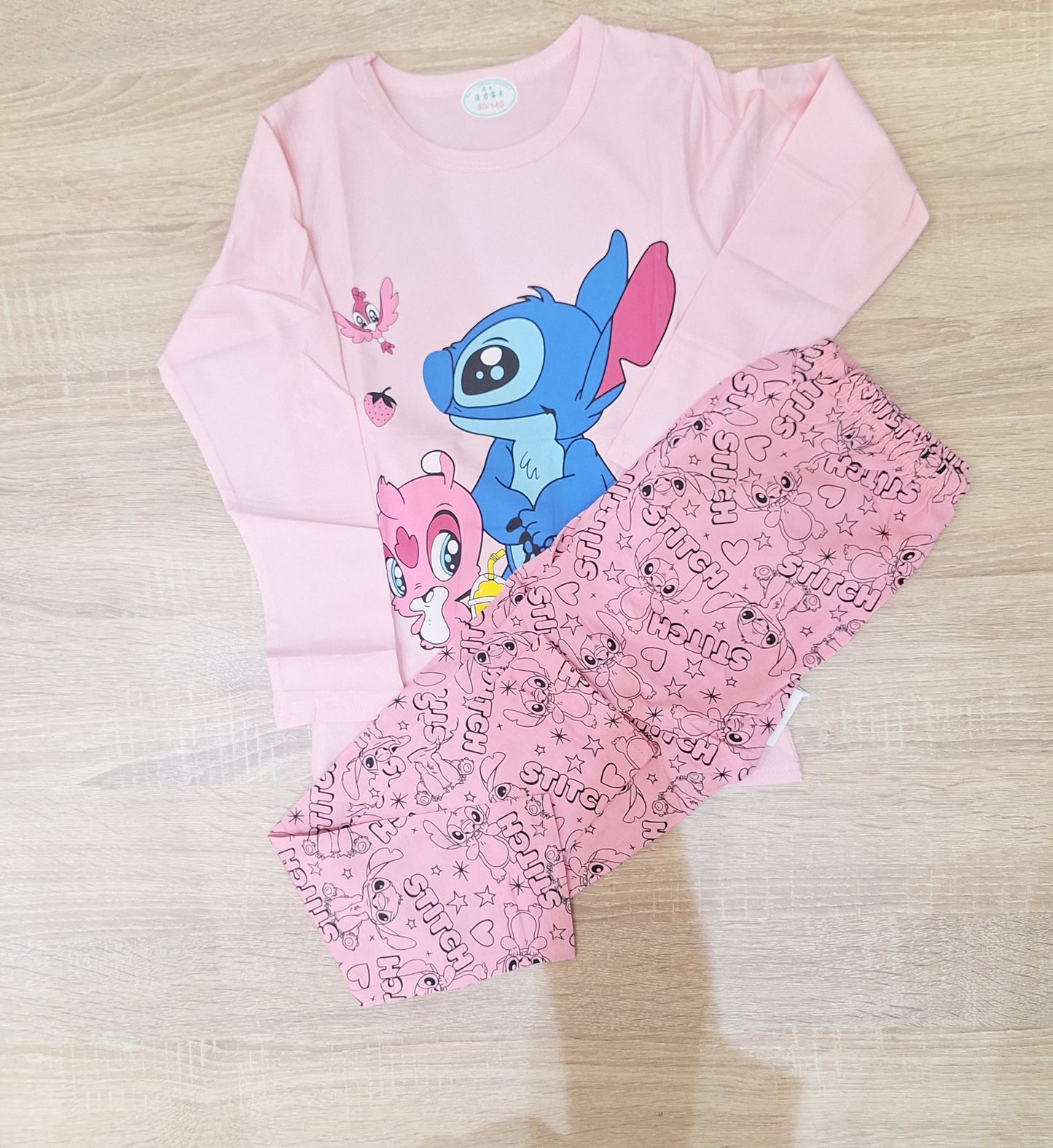 Pink stitch _ house pajamas