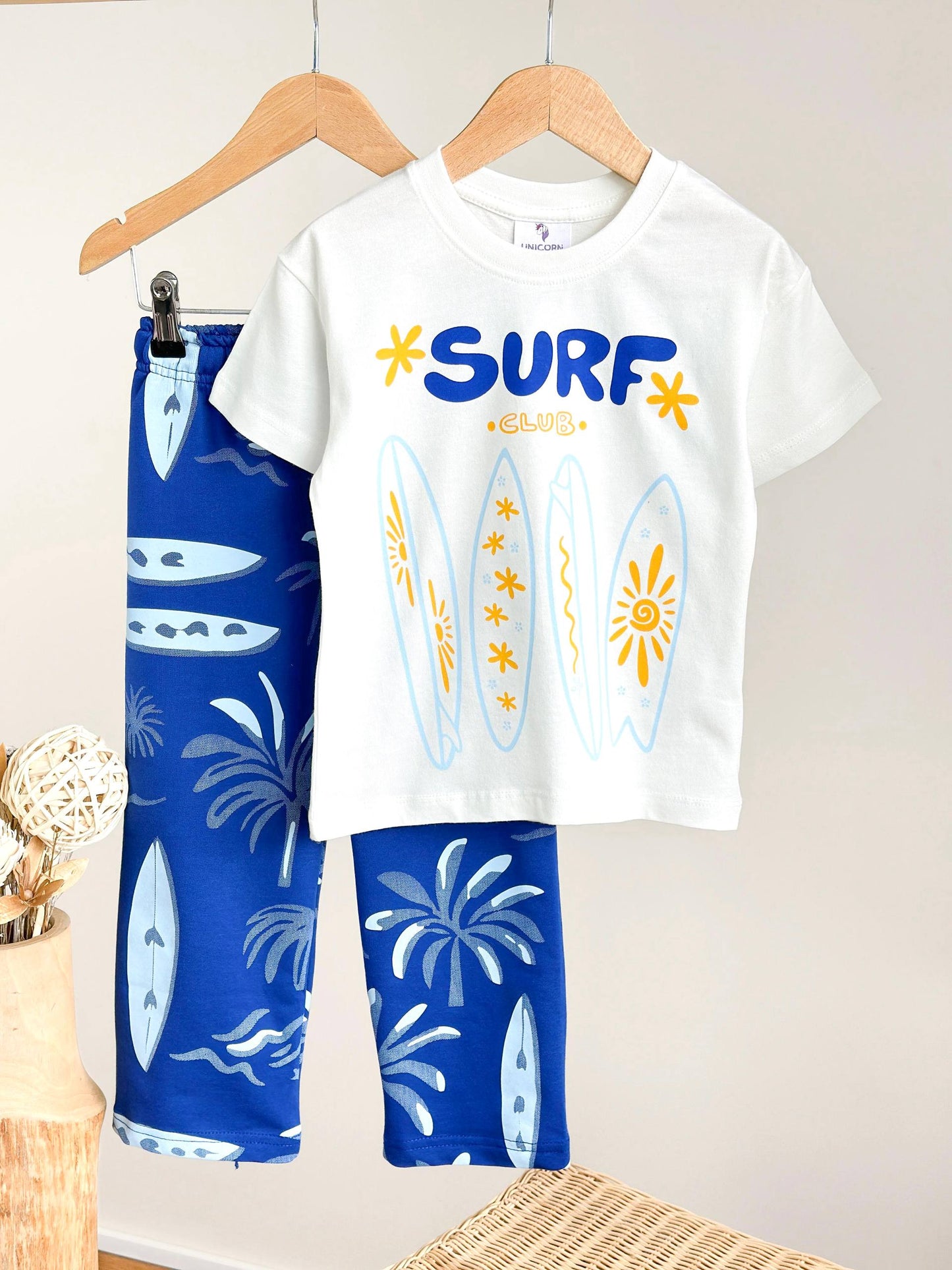 Surf club blue set _unicorn