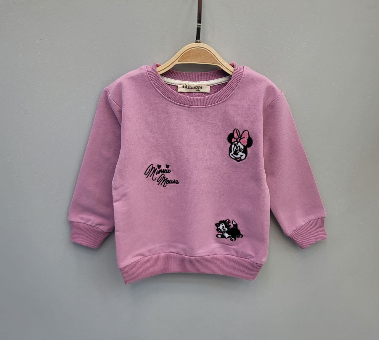 Minnie purple (1 year)- sweatshirt cotton