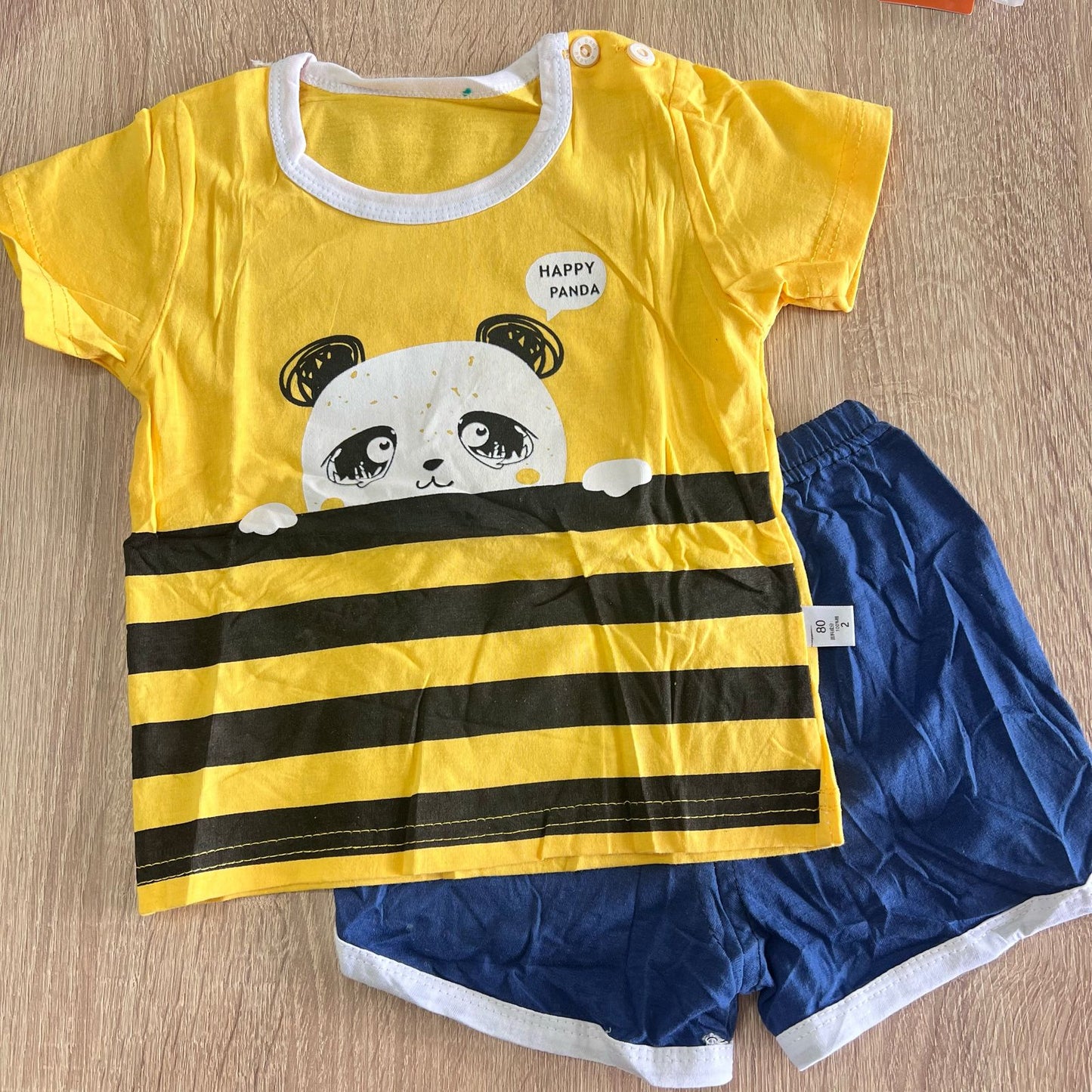 Happy panda / pjs cotton