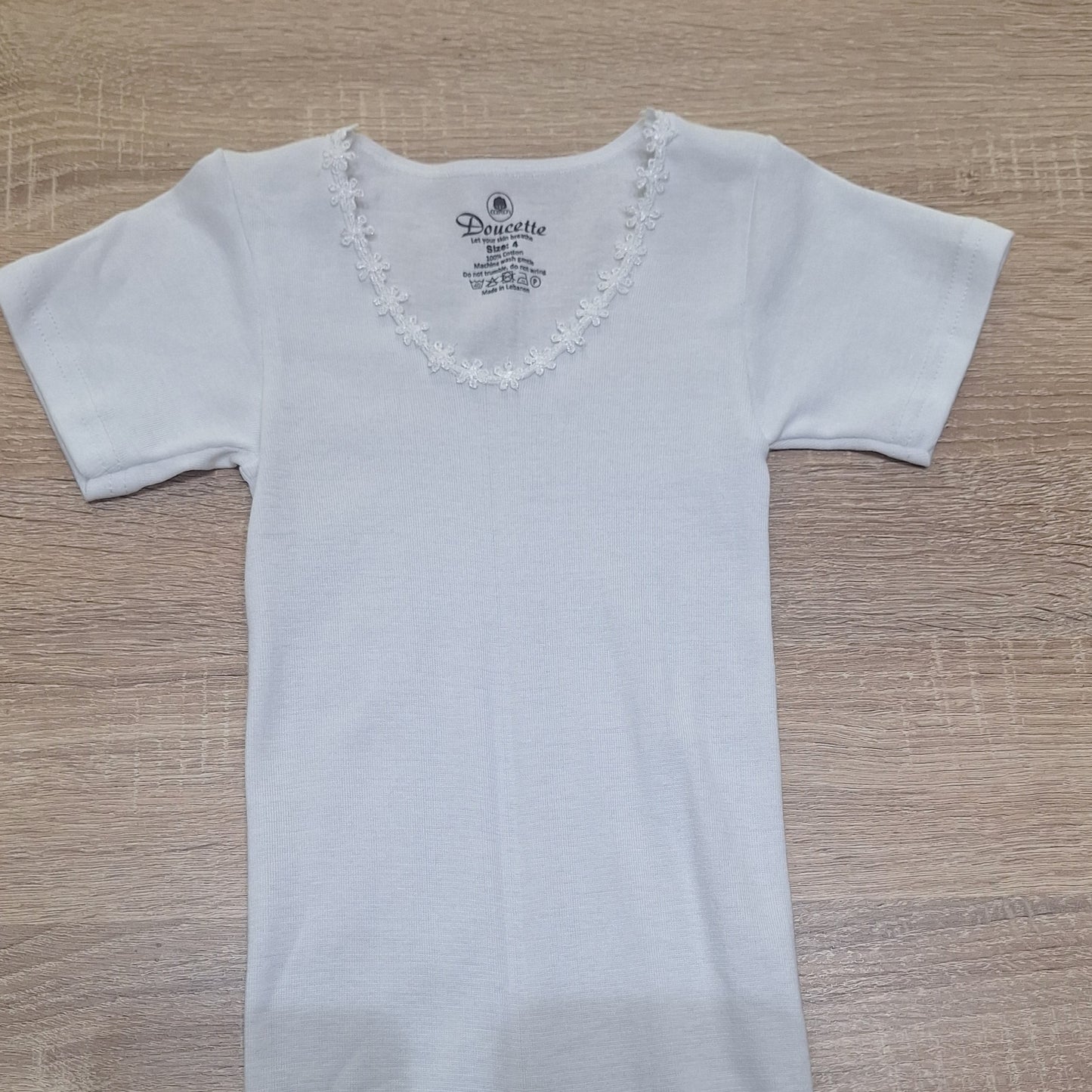 Girls' undershirt cotton-doucette