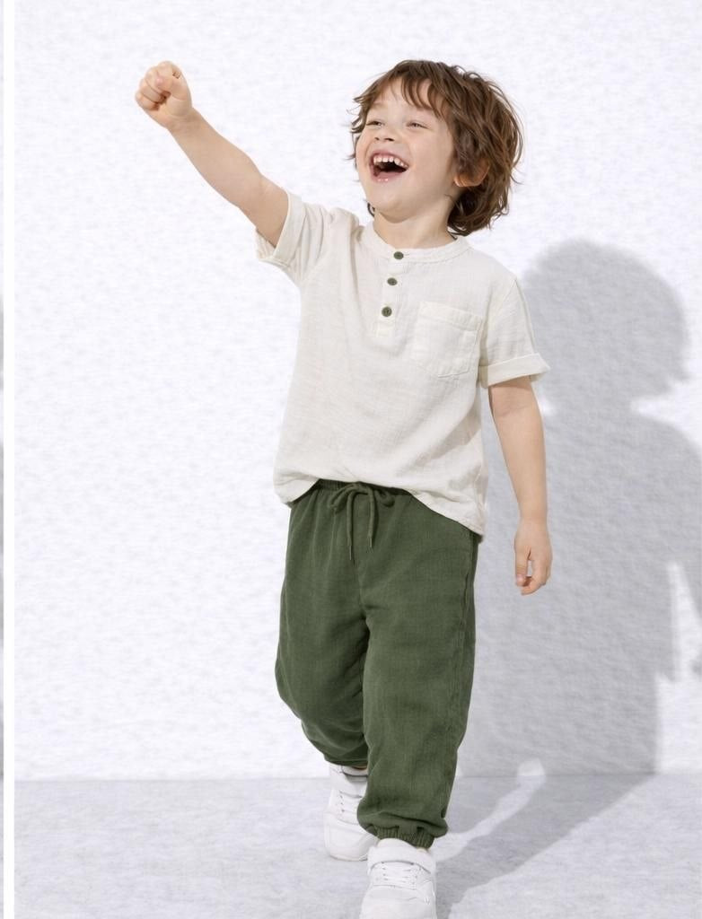Linen set -Green