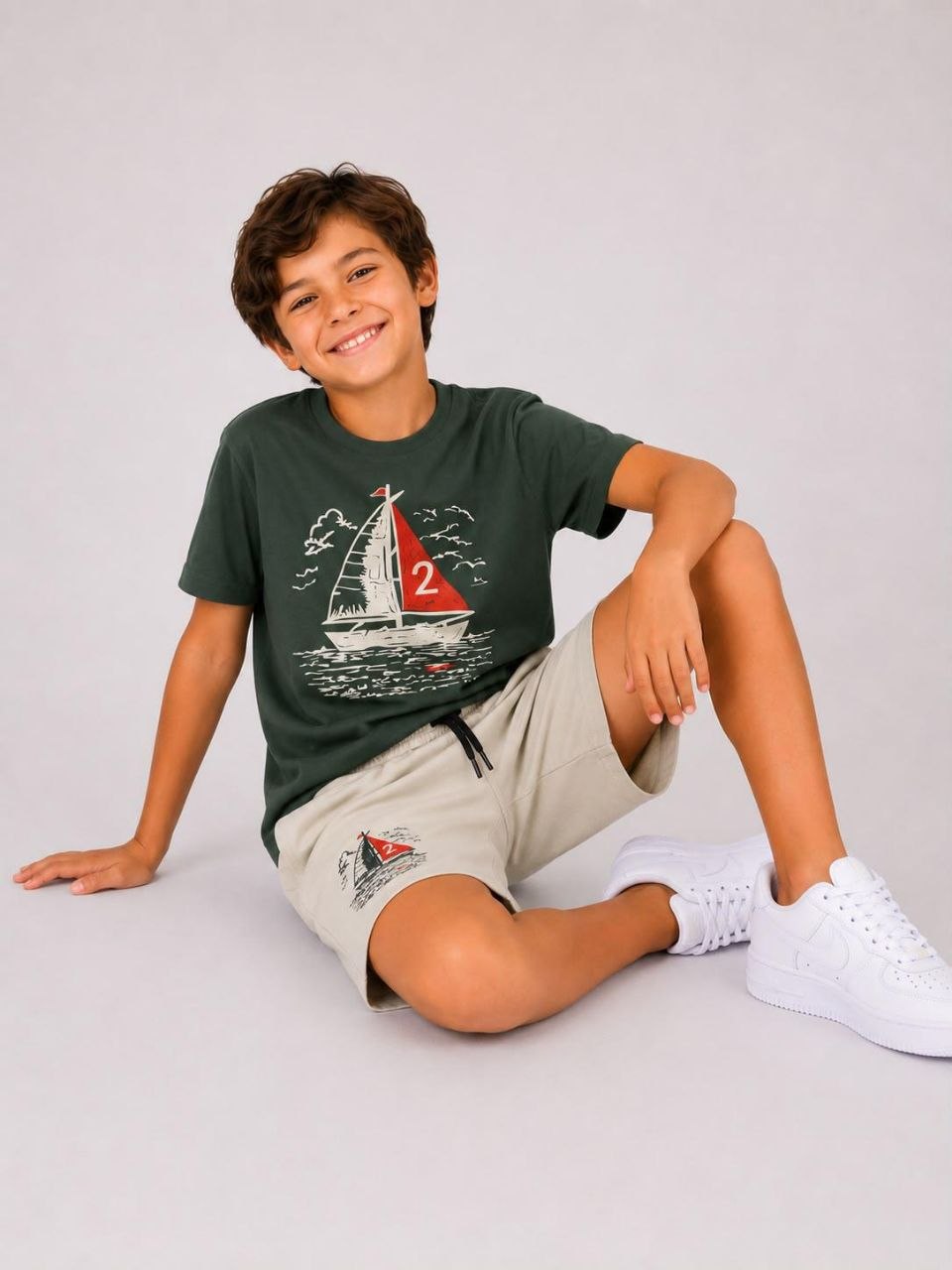 Boat green set - Wikiboom