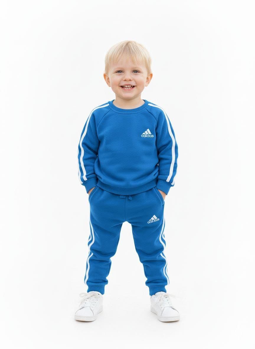 Adidas blue set cotton