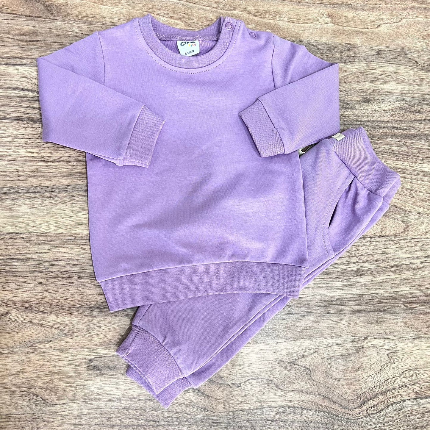 Set purple - cotton