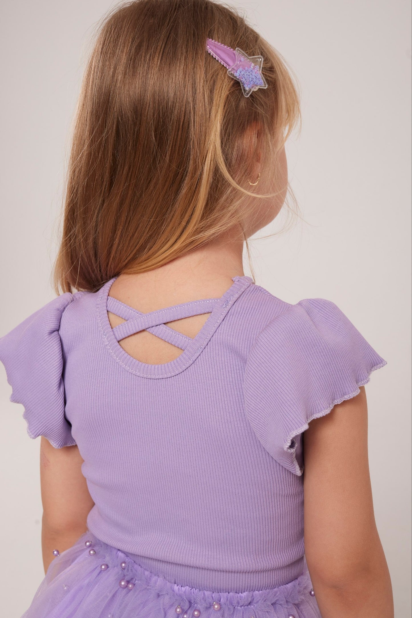 Loulou purple set - top & skirt