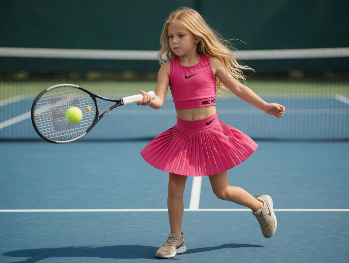 Tennis set fuschia