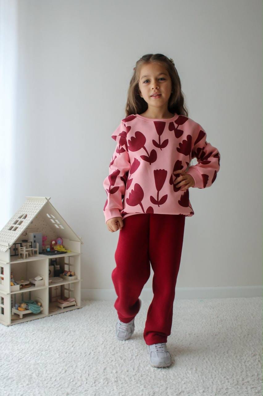 Flowers tulips_Fleece set