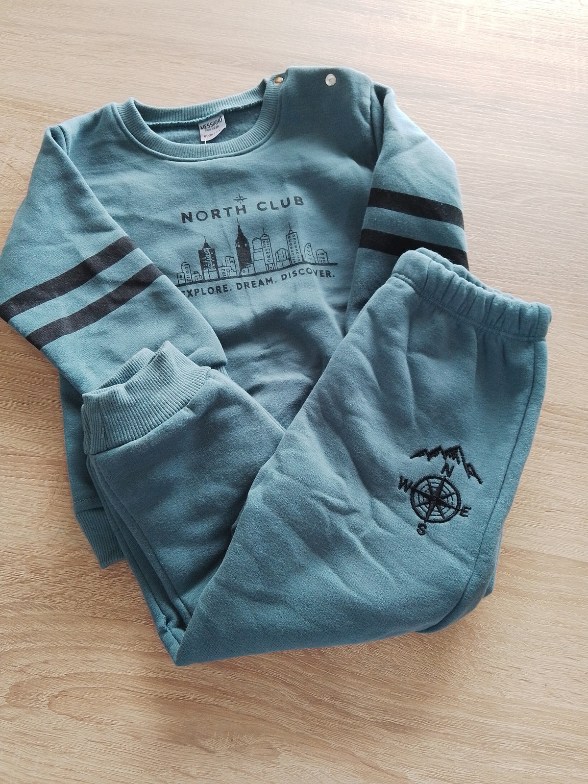 North club petrol-FLEECE SET