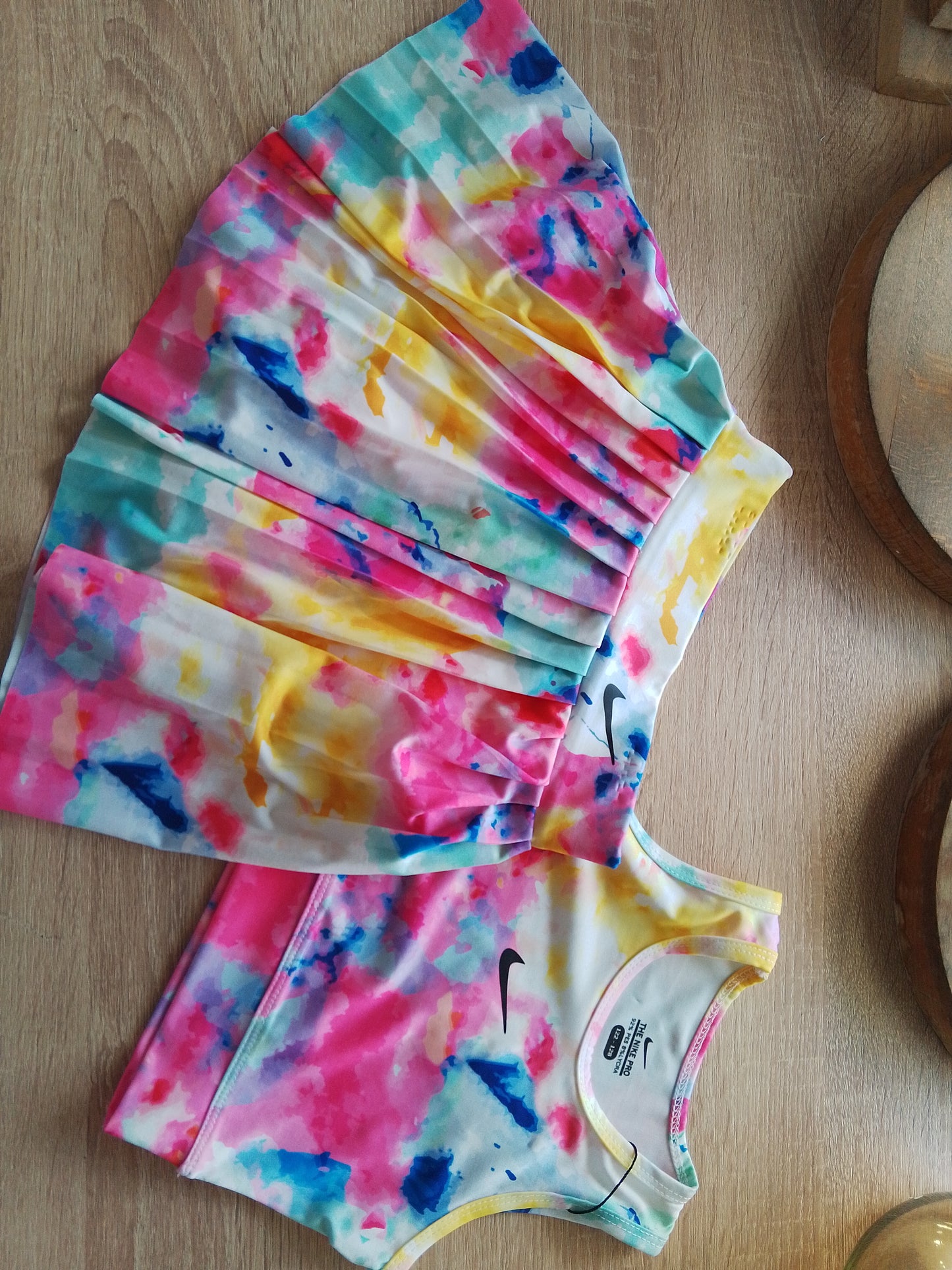Tennis set yellow rainbow