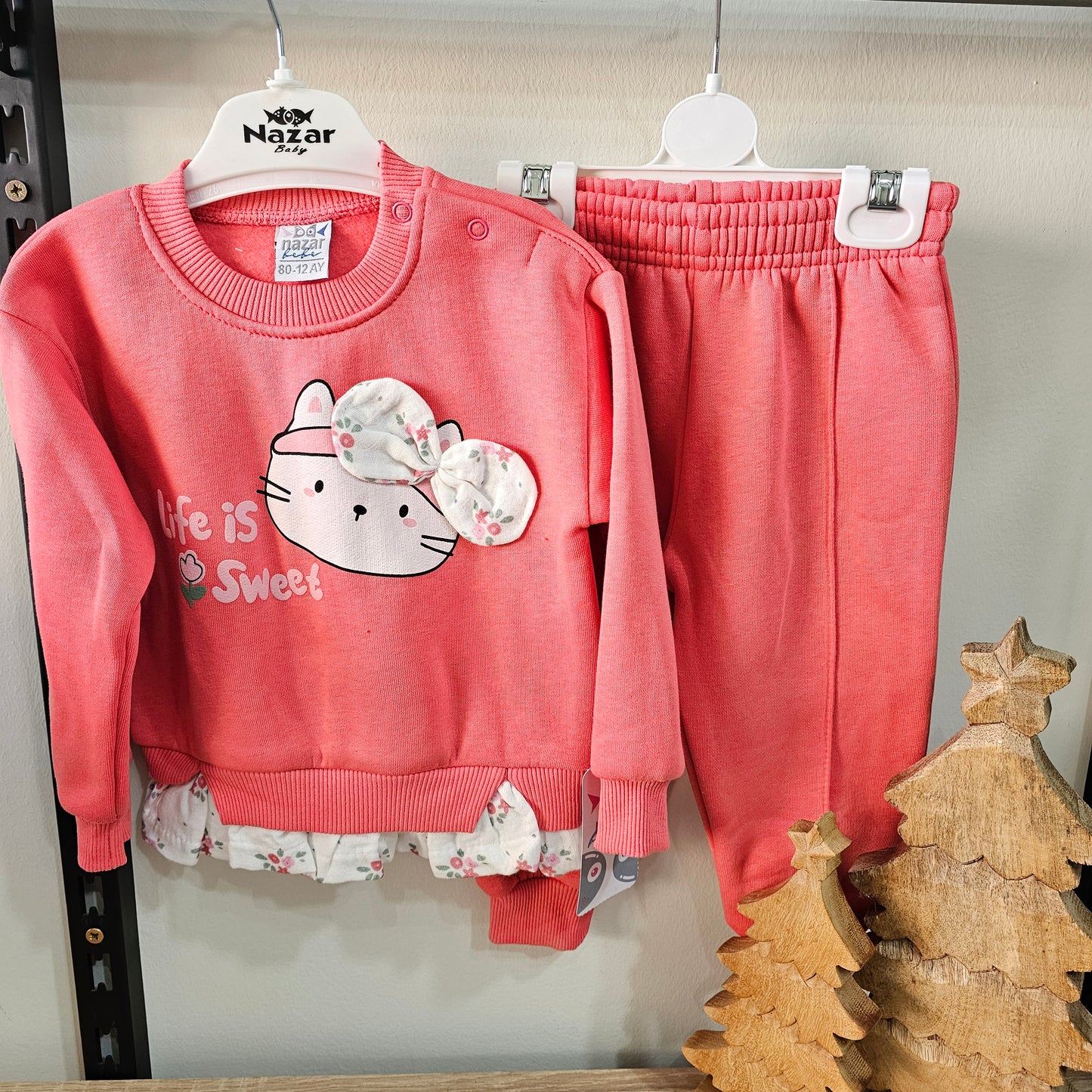 Life is sweet pink - fleece set