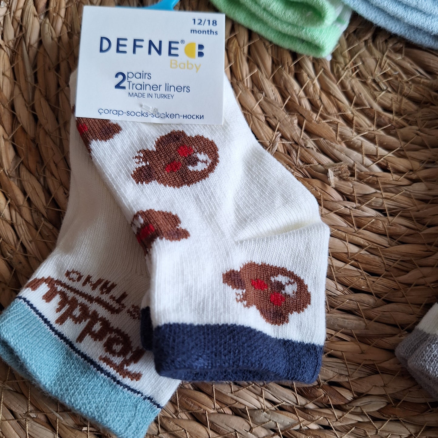 animals printed socks - 2 pairs