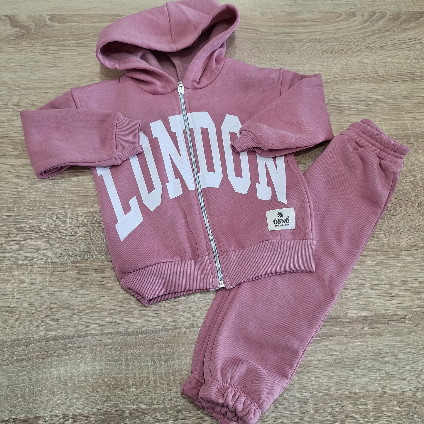 London pink - fleece inside