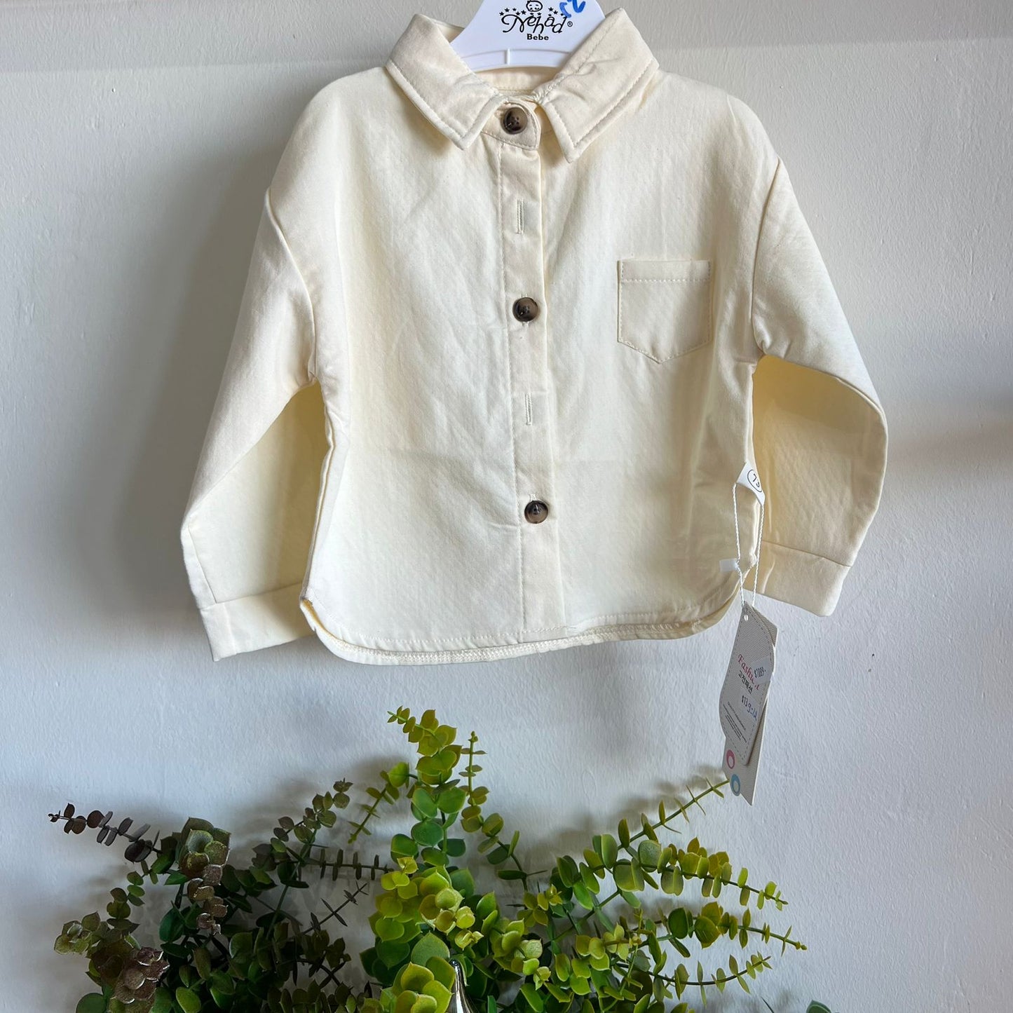 Chemise (Denim+beige)