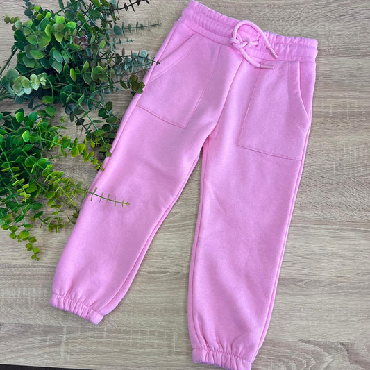 Sweat pants fleece pink