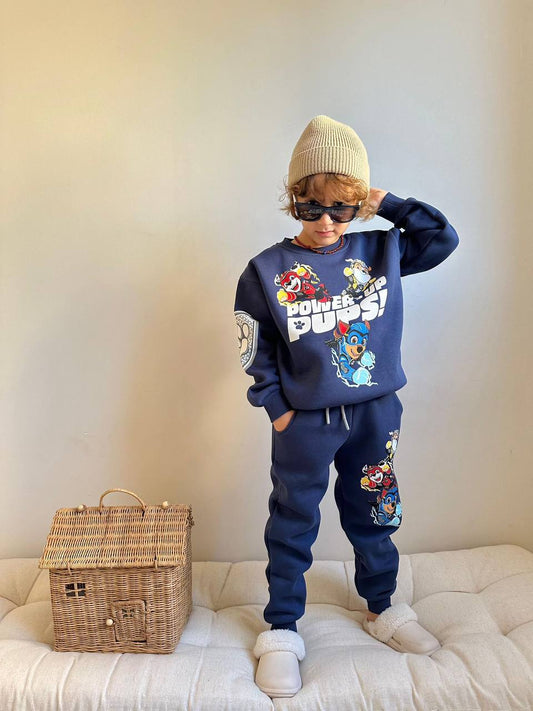 Paw patrol navy / fleece