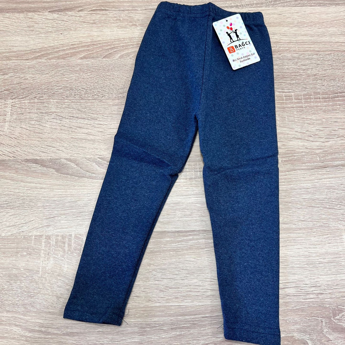 Legging grey navy- fleece inside