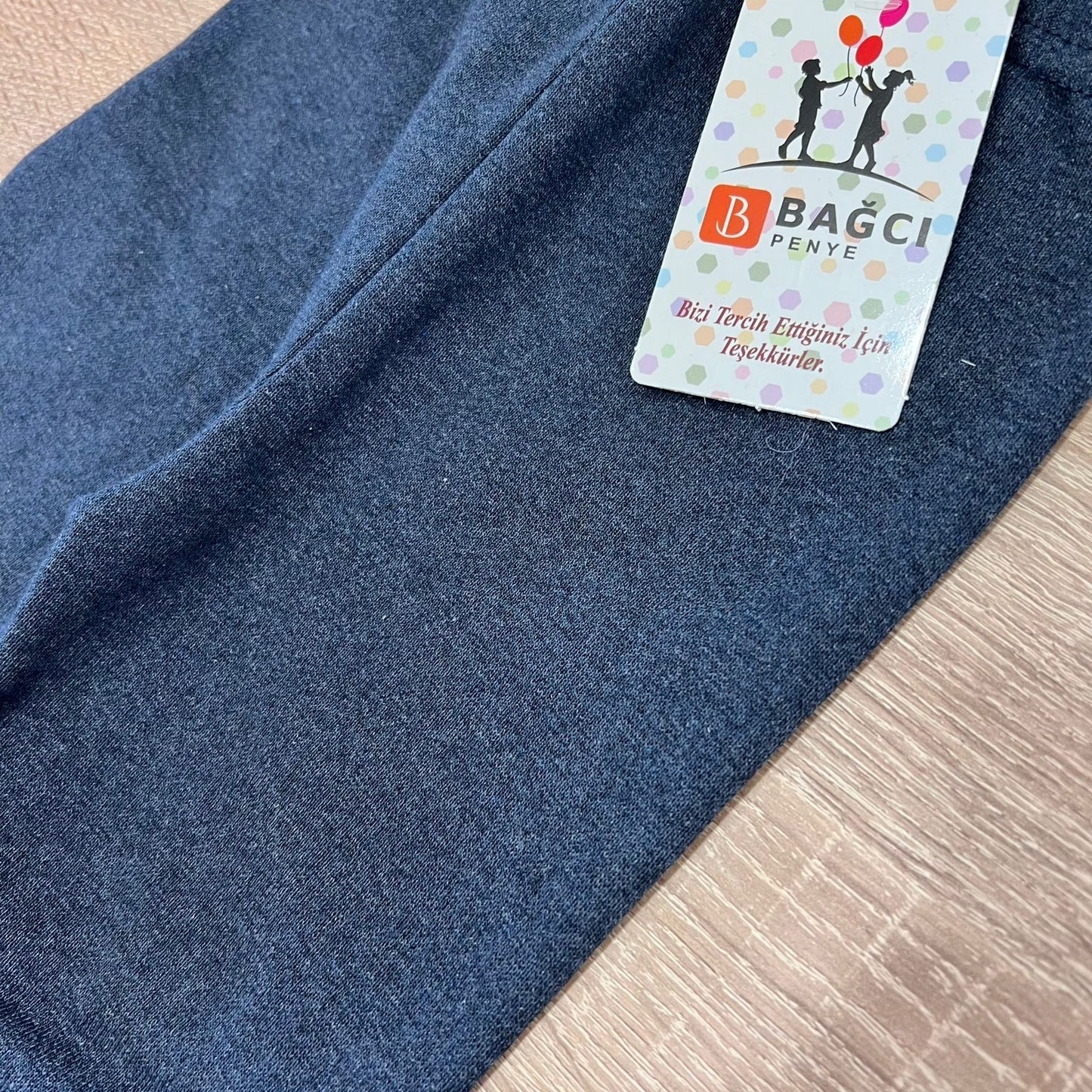 Legging grey navy- fleece inside