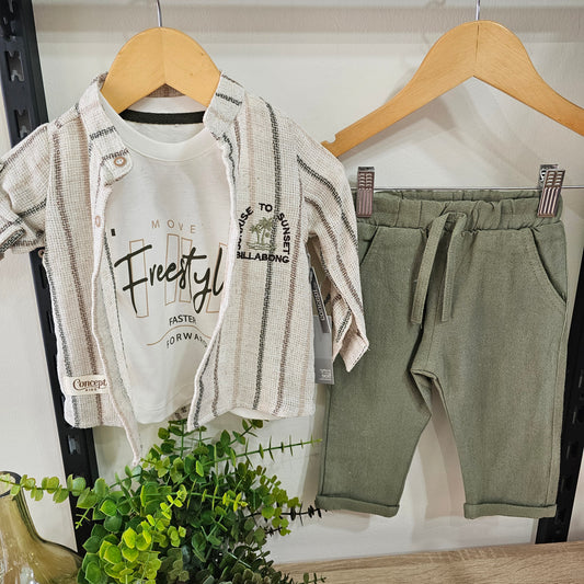 Freestyle Linen  set - 3 pieces