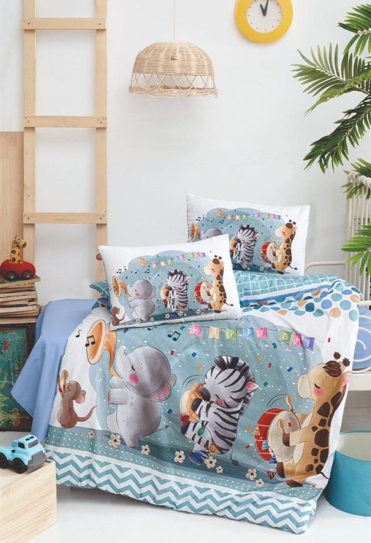 Circus animal duvet set