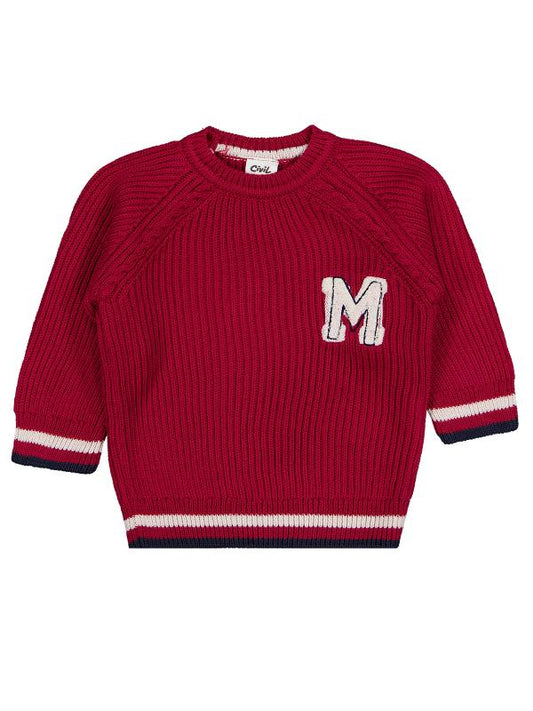 M-RED pullover