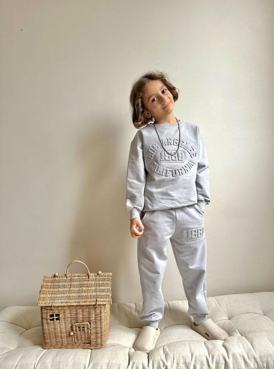 Los Angeles Grey- Cotton Set