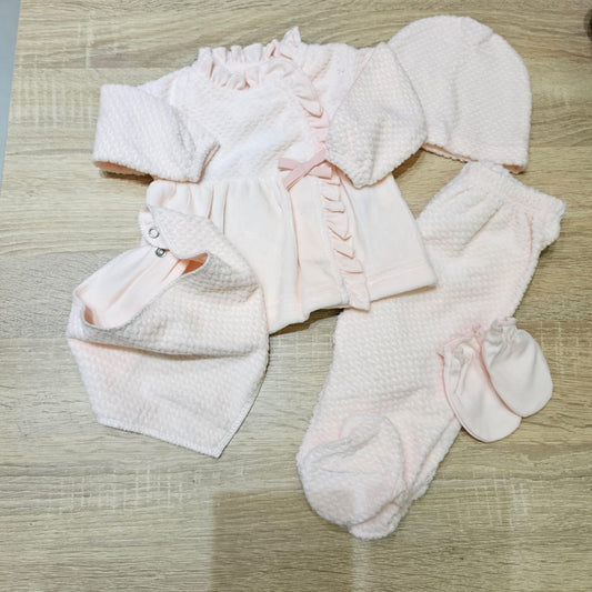 Classic pink - hospital set velvet