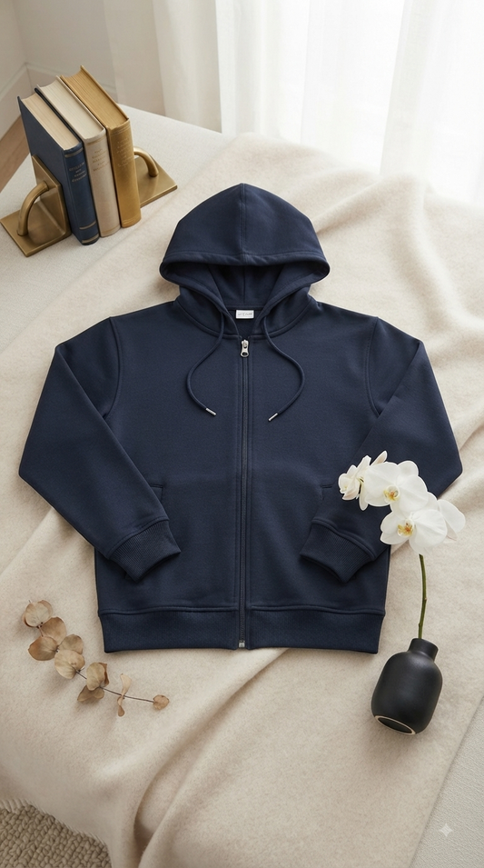 Jacket cotton navy ALG