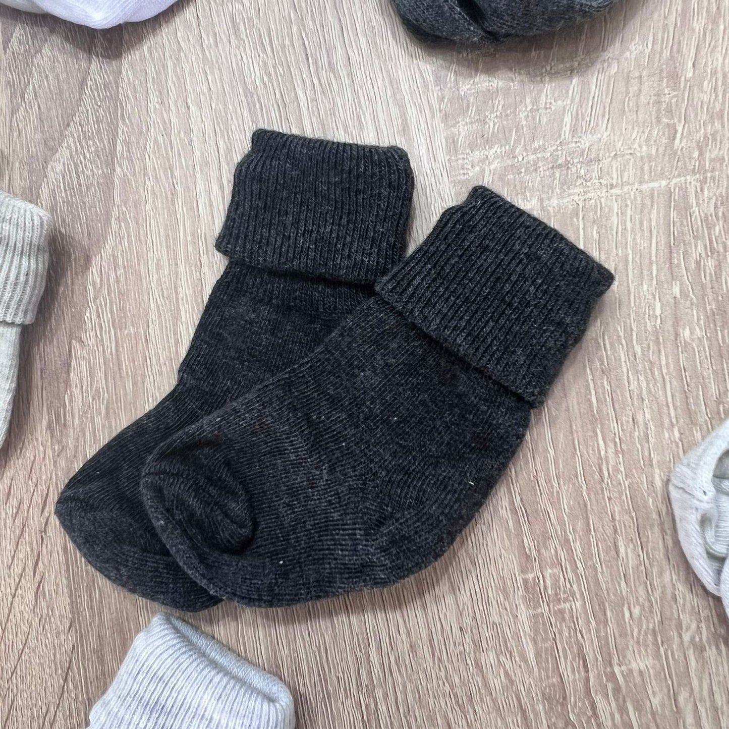 Defne grey 0-6 months - pack off 6 pairs