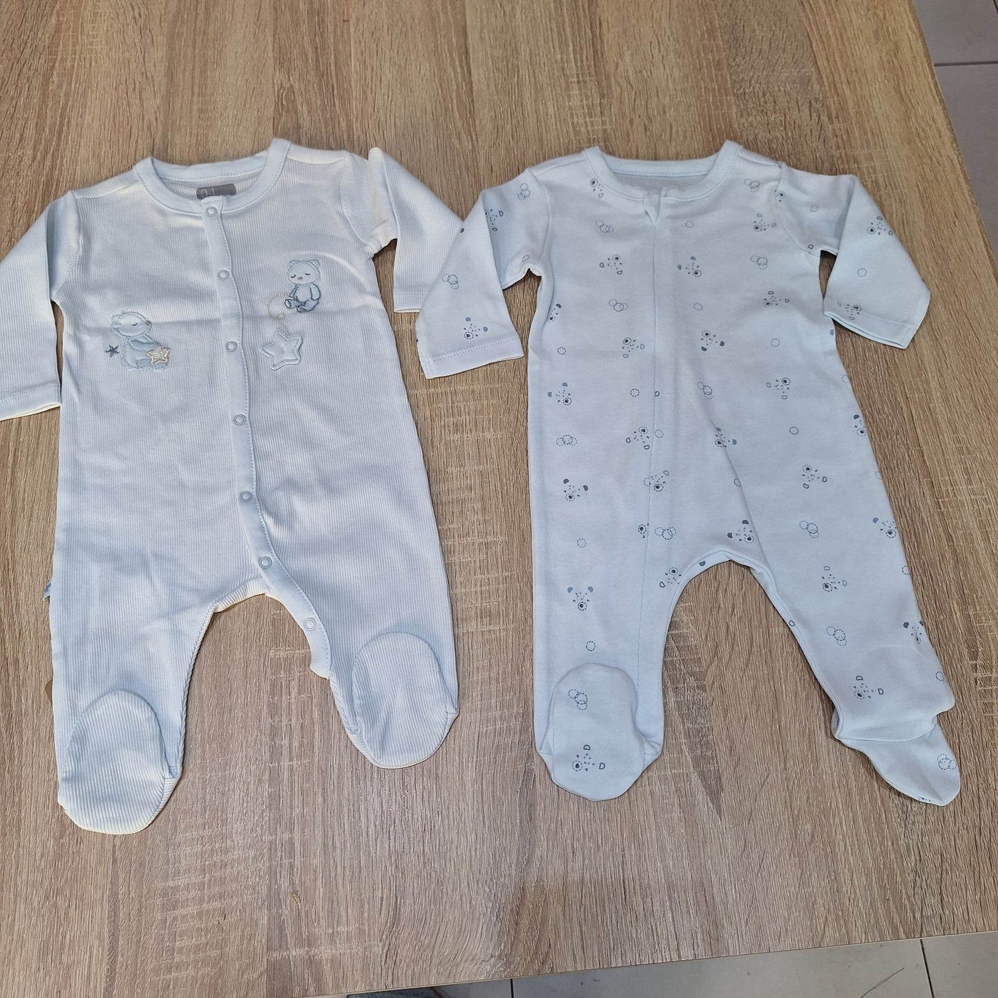 Pack of 2 overall cotton caramell