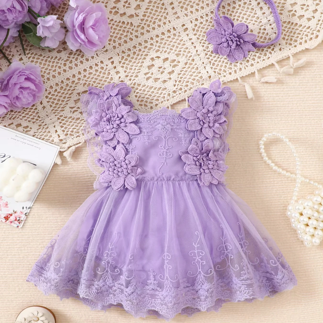 Flor Dress - Purple