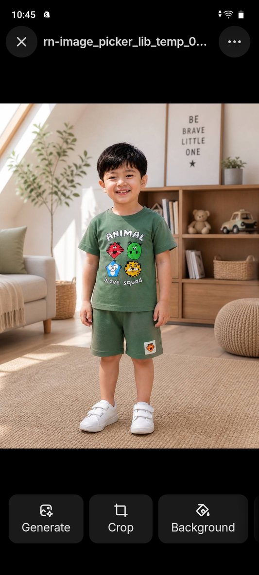 Animals green set - Liliboom