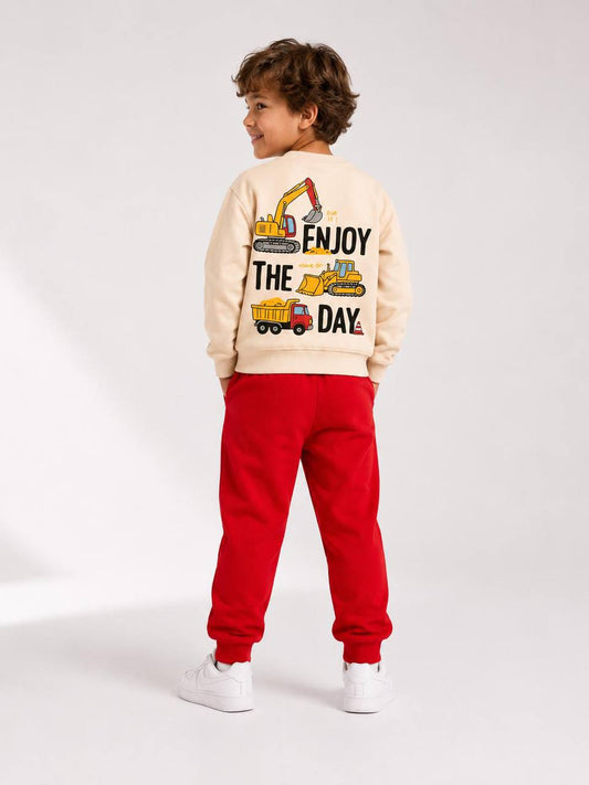 Truck Red- Cotton Set