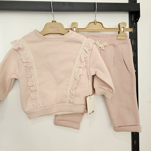Baby pink _ set fleeced