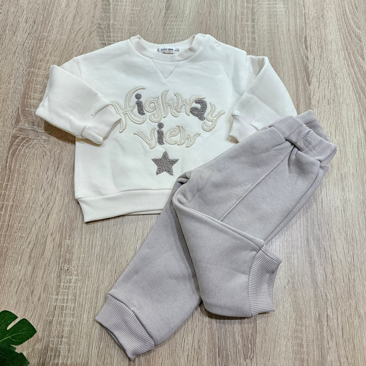 Highway Nude- bebico Fleece set