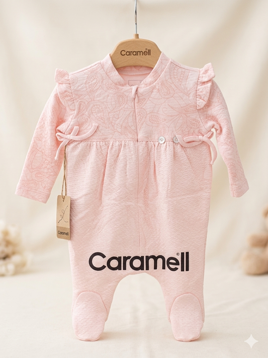 Pinky cotton Overall_ Caramell