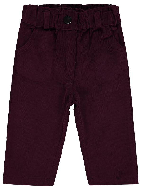 Velvet trouser -Bordeaux